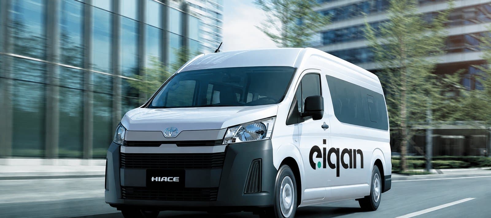 EIQAN-branded rental bus